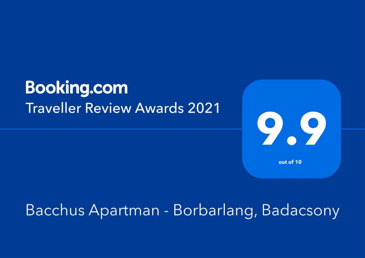 Bacchus Apartman - Borbarlang, Badacsony Badacsonytomaj Εξωτερικό φωτογραφία